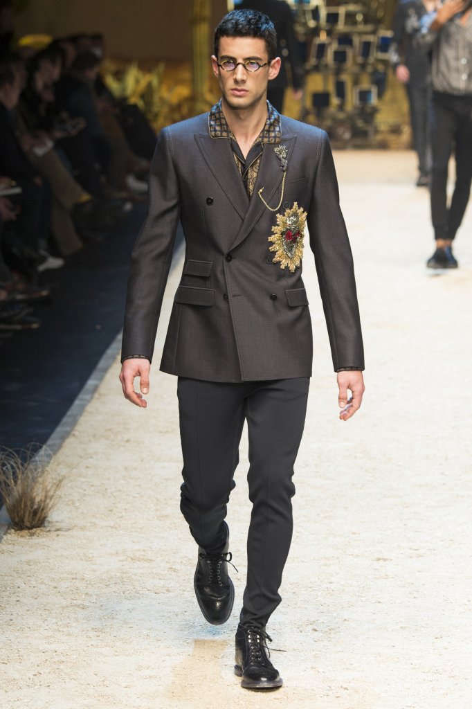 杜嘉班纳 dolce gabbana 2016/17秋冬男装发布秀 milan fall 2016