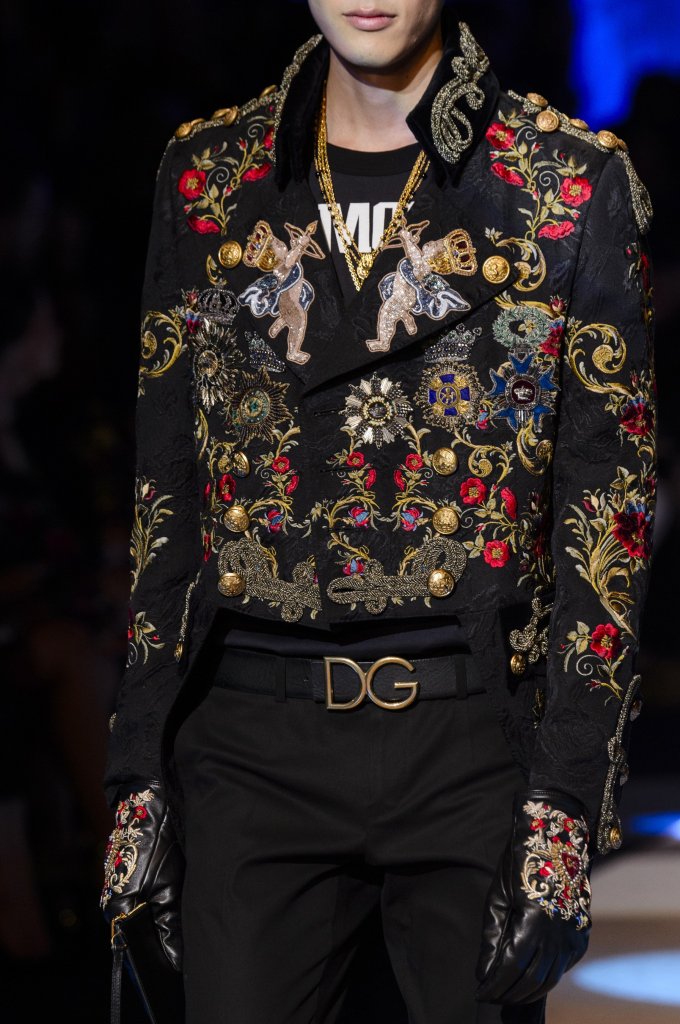 杜嘉班纳 dolce & gabbana 2018/19秋冬男装发布秀(细节) - milan