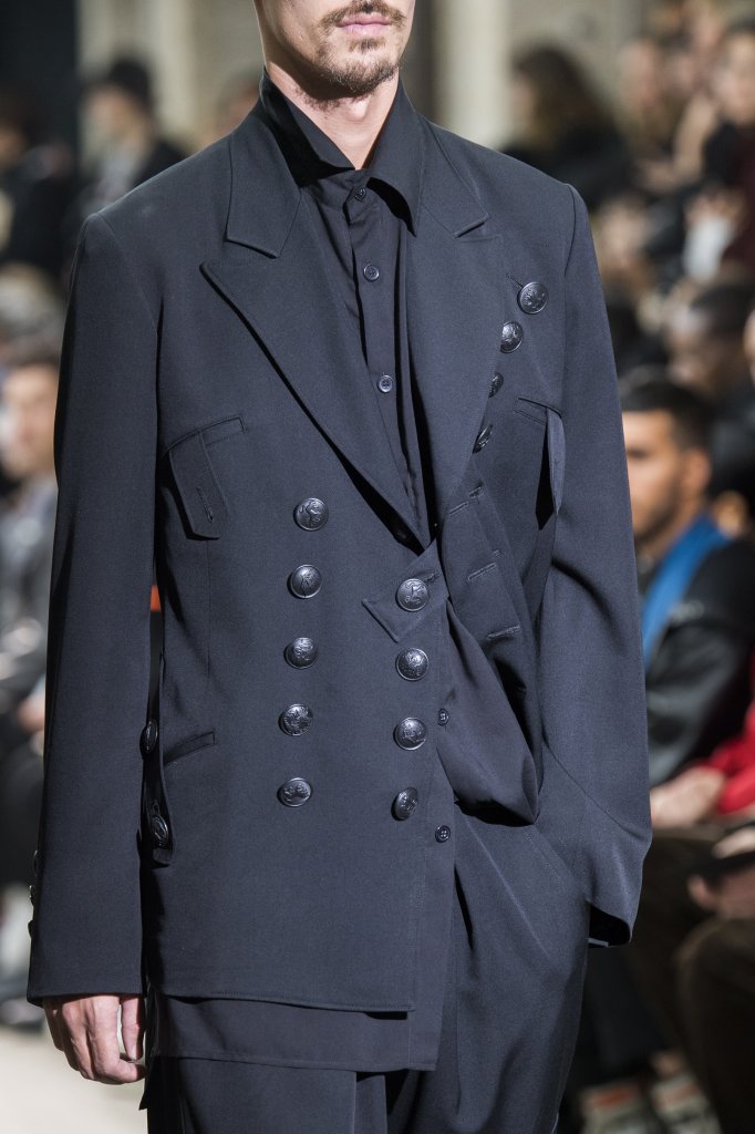 山本耀司 yohji yamamoto 2019/20秋冬男装发布秀(细节) - paris fall