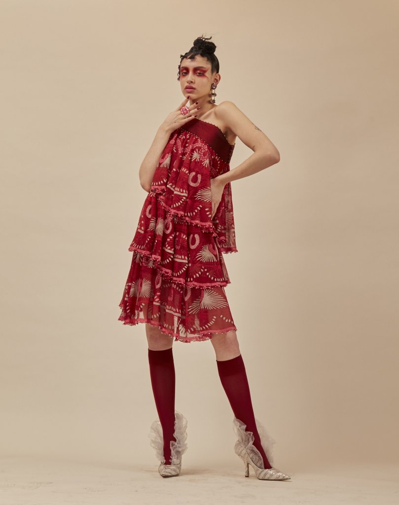 桑德拉·罗德斯 zandra rhodes 2019/20秋冬高级成衣lookbook