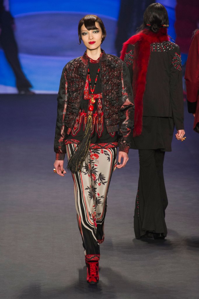 安娜苏 Anna Sui 2014秋冬时装发布秀 - New York Fall 2014