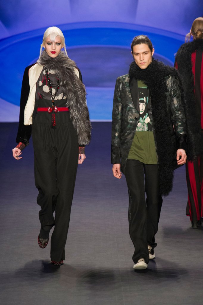 安娜苏 Anna Sui 2014秋冬时装发布秀 - New York Fall 2014