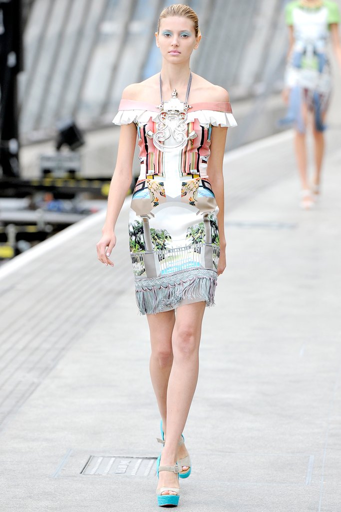 玛丽·卡特兰佐  Mary Katrantzou  2011春夏高级成衣系列时装发布秀 —London  Spring 2011