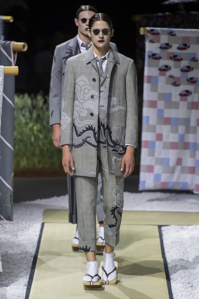 桑姆·布郎尼 thom browne 2016春夏系列男装发布秀 paris spring