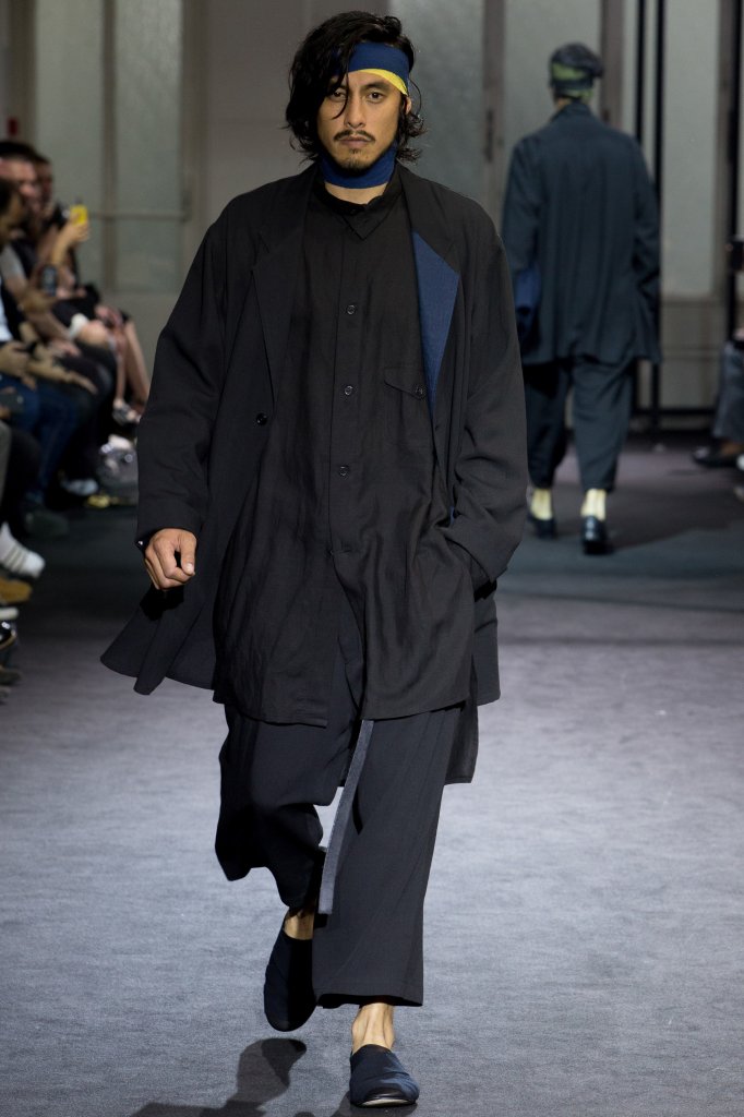 山本耀司 yohji yamamoto 2017春夏系列男裝發佈秀 - paris spring