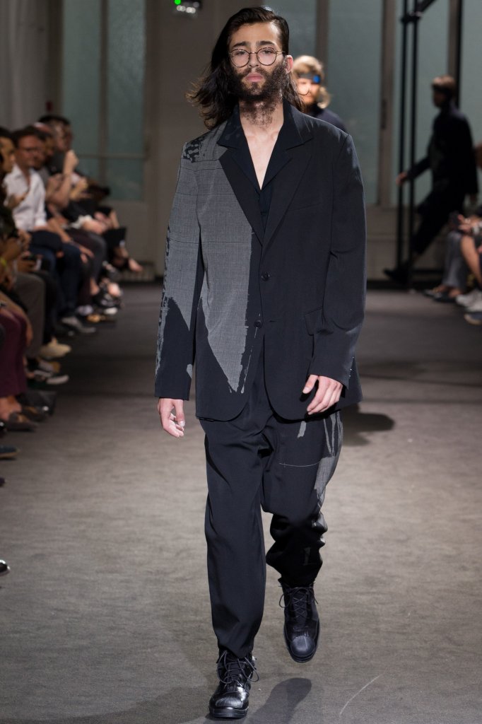 山本耀司 yohji yamamoto 2017春夏系列男裝發佈秀 - paris spring